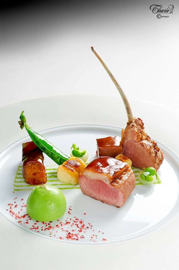 Assiette soignée